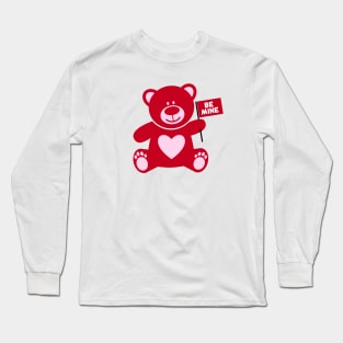 VALENTINE'S DAY TEDDY BEAR Long Sleeve T-Shirt